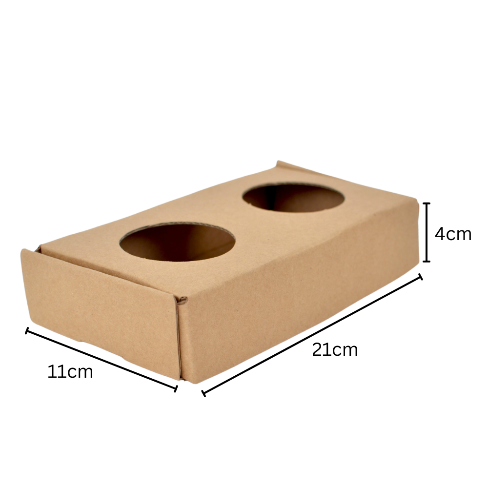 Caja de Cartón Multiusos 21x11x4(cm), 30 piezas