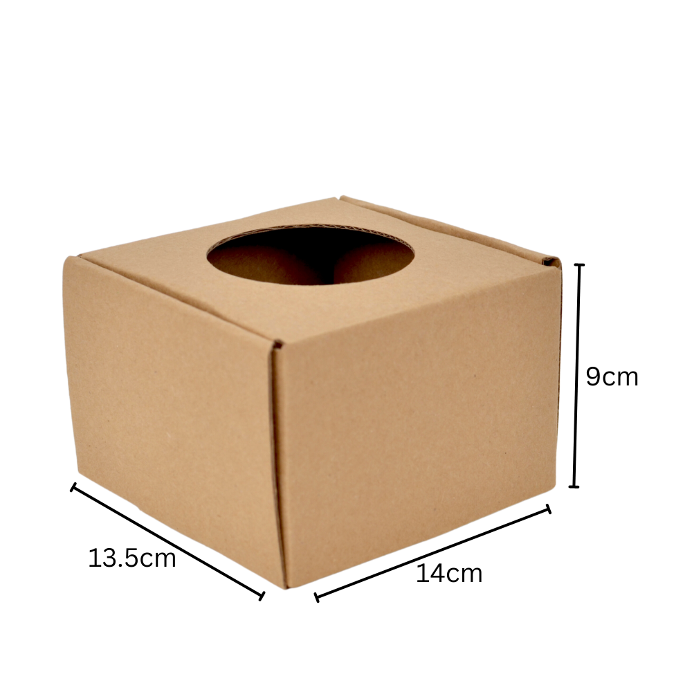 Caja de Cartón Multiusos 14x13x9(cm), 25 piezas
