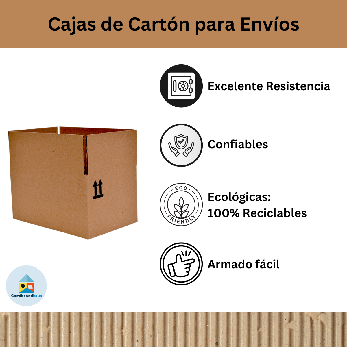 10 Cajas para E-Commerce / Mensajería, 26x16x16.5cm