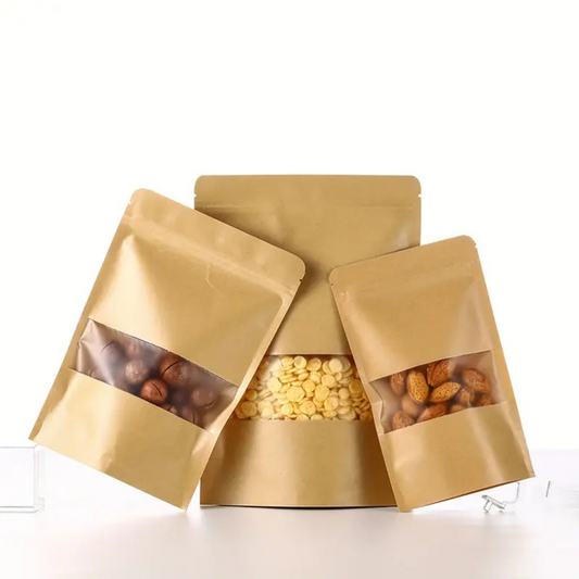 Bolsa Kraft de Barrera - 18x26cm (500g), 50 piezas
