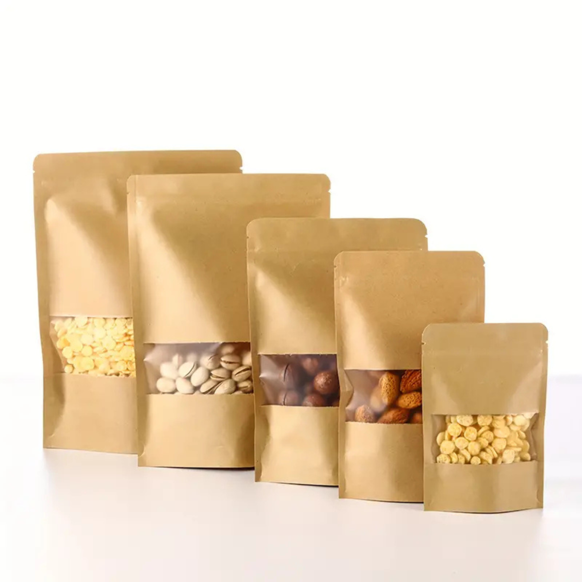 Bolsa Kraft de Barrera - 18x26cm (500g), 50 piezas