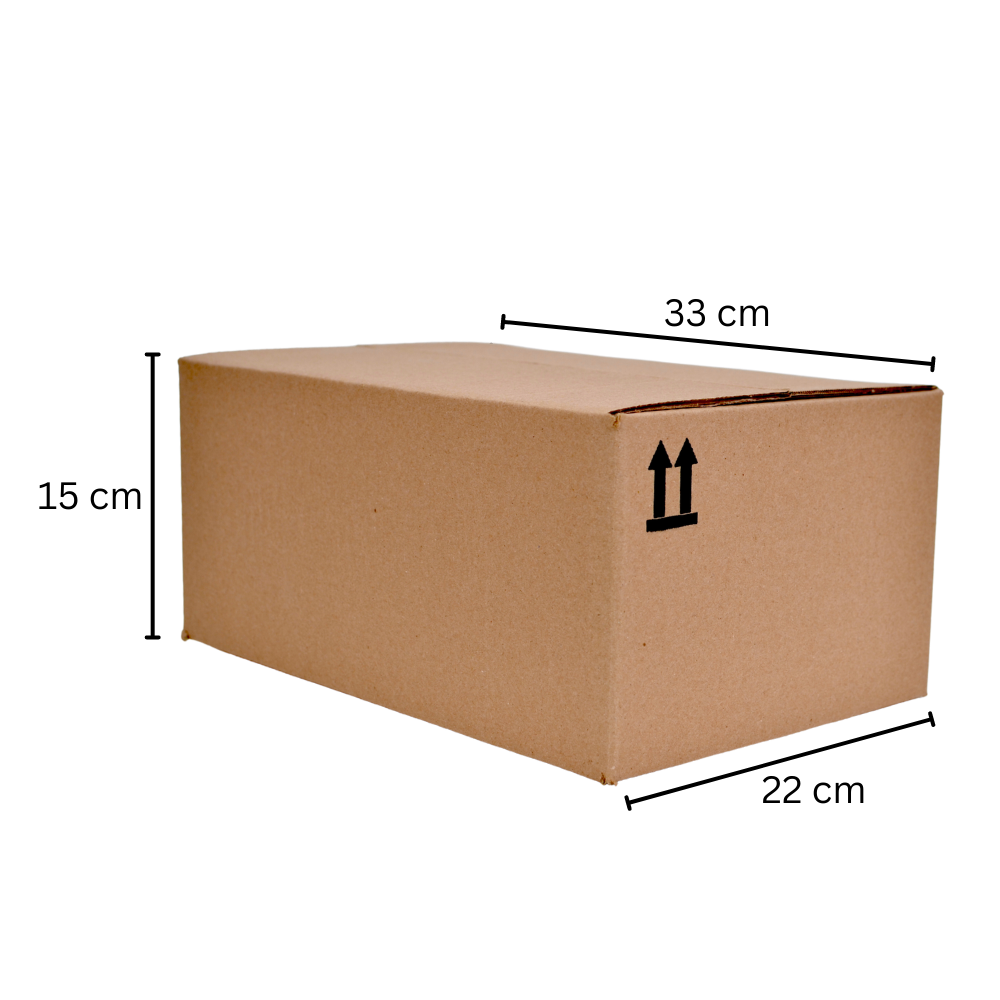 10 Cajas para E-Commerce / Mensajería, 33x22x15cm