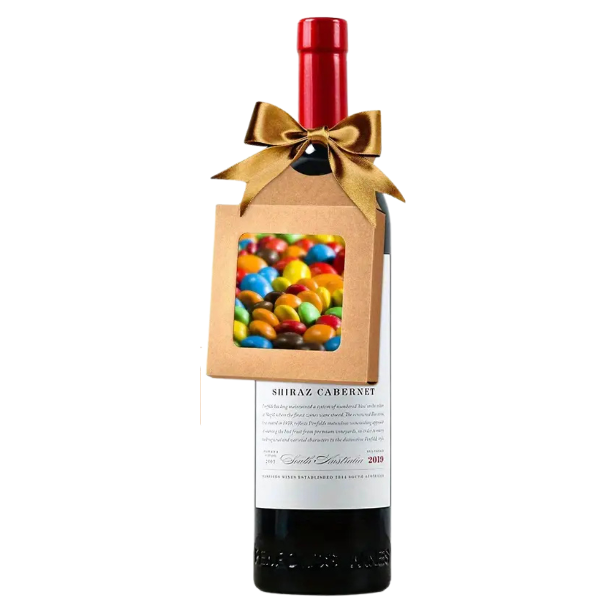 Cajas de Regalo para Botella de Vino, 10pz - Kraft