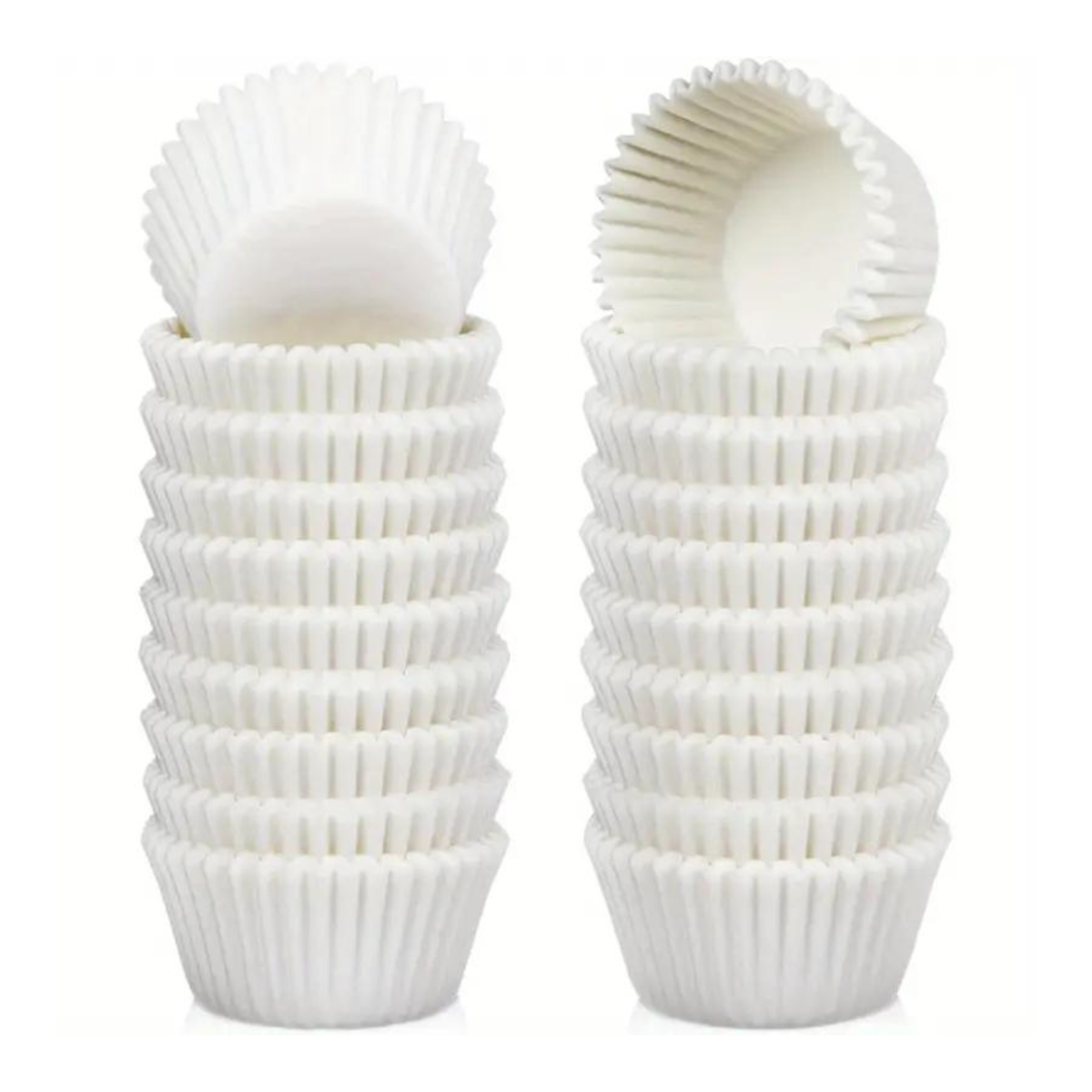 Capacillos #2 para Mini Postre 1000 Piezas - Blanco