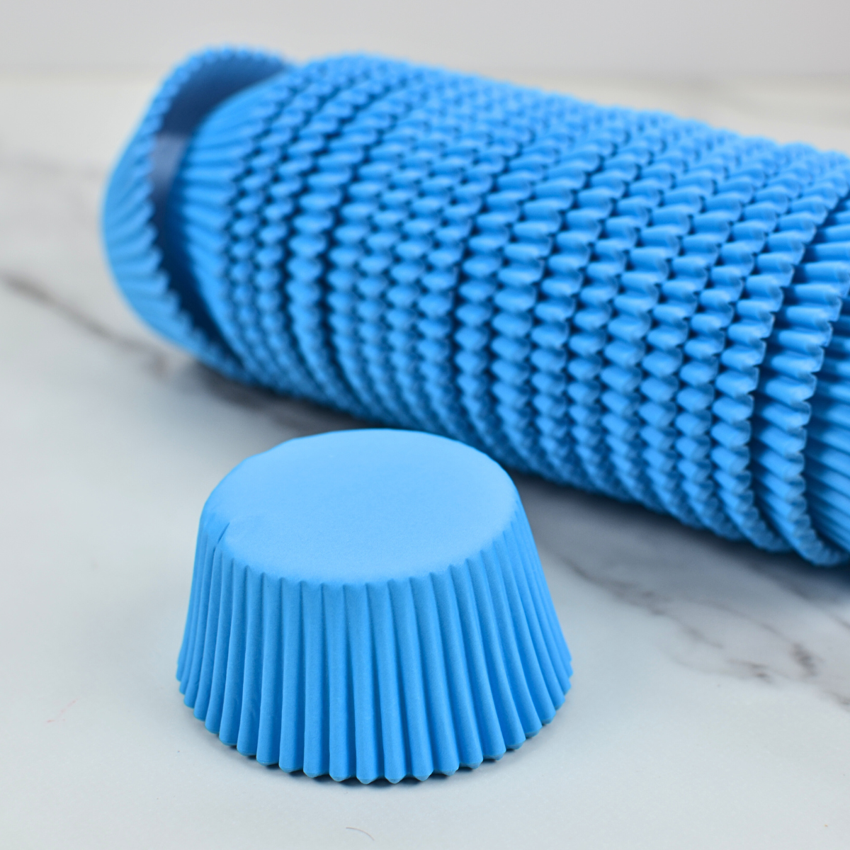 Capacillos #72 para Cupcakes 500 Piezas - Azul