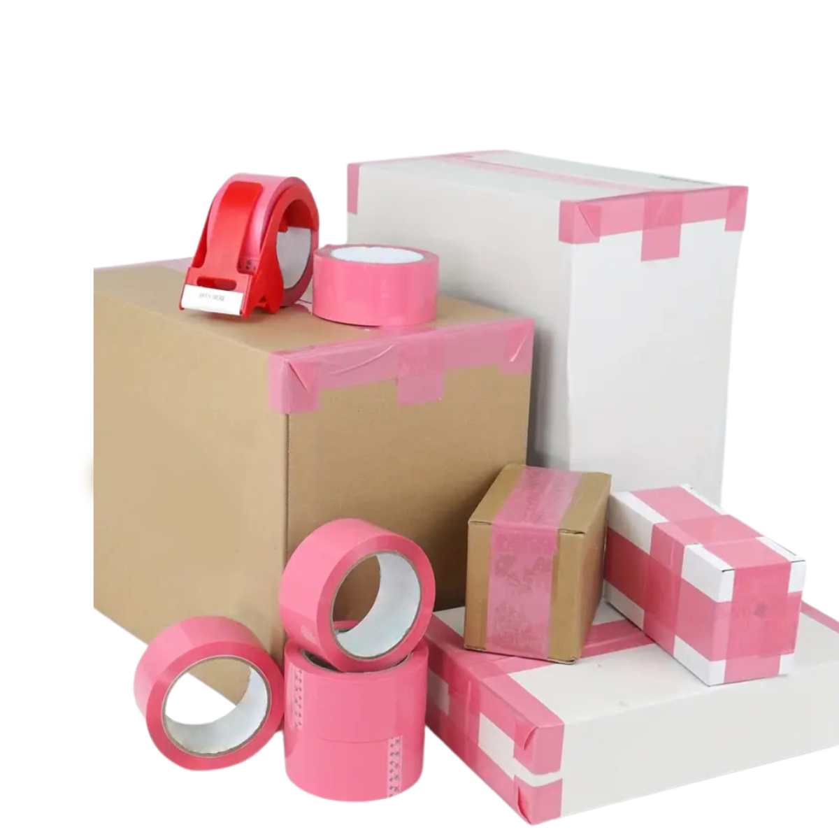 Cinta Adhesiva Rosa, 48mm x 45m - 1 Pieza