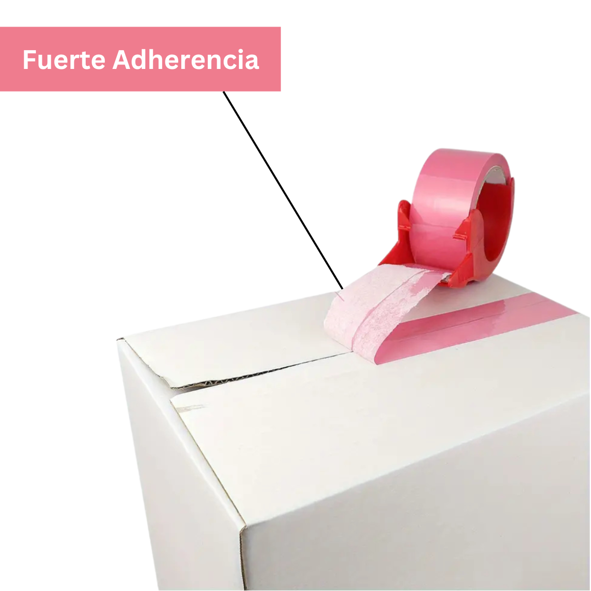 Cinta Adhesiva Rosa, 48mm x 45m - 1 Pieza
