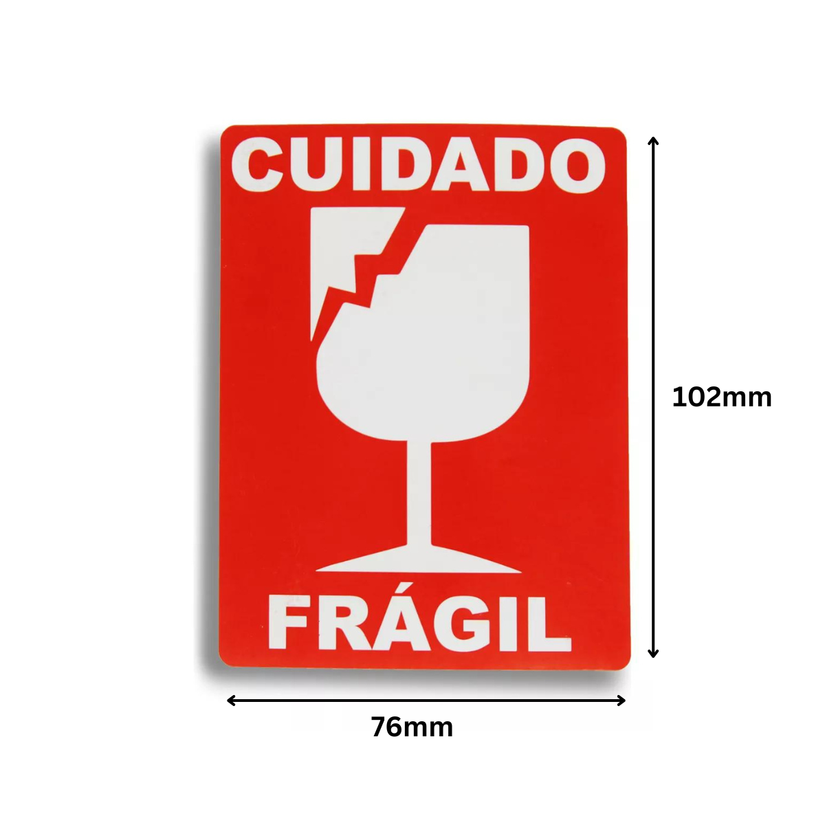 Etiquetas Auto Adheribles para Envíos "Frágil" 500 Piezas