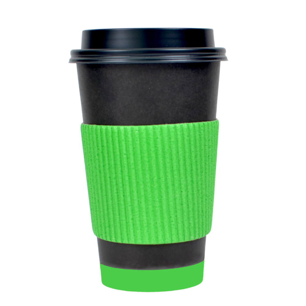 Fajillas Para Vaso De Bebida Caliente (Verde) - 100pz