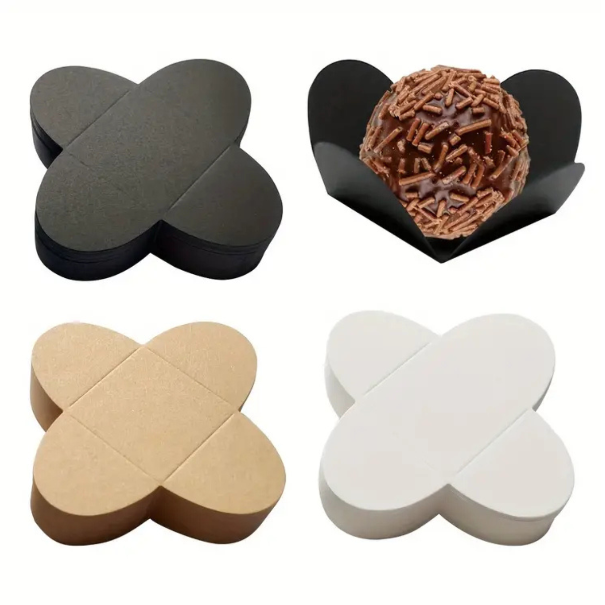Forros de Papel para Chocolate, 50pz - Kraft