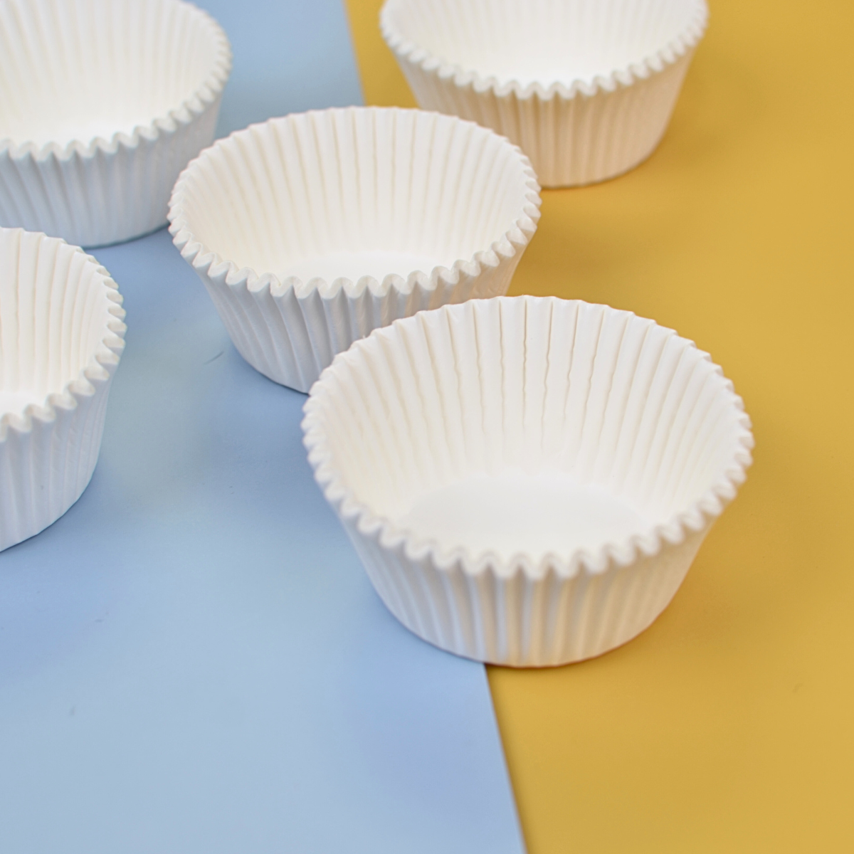 Capacillos #72 para Cupcakes 500 Piezas - Blanco