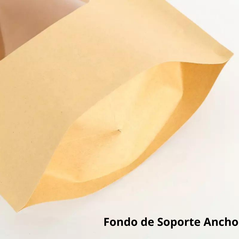 Bolsa Kraft de Barrera - 9x14cm (65g), 50 piezas