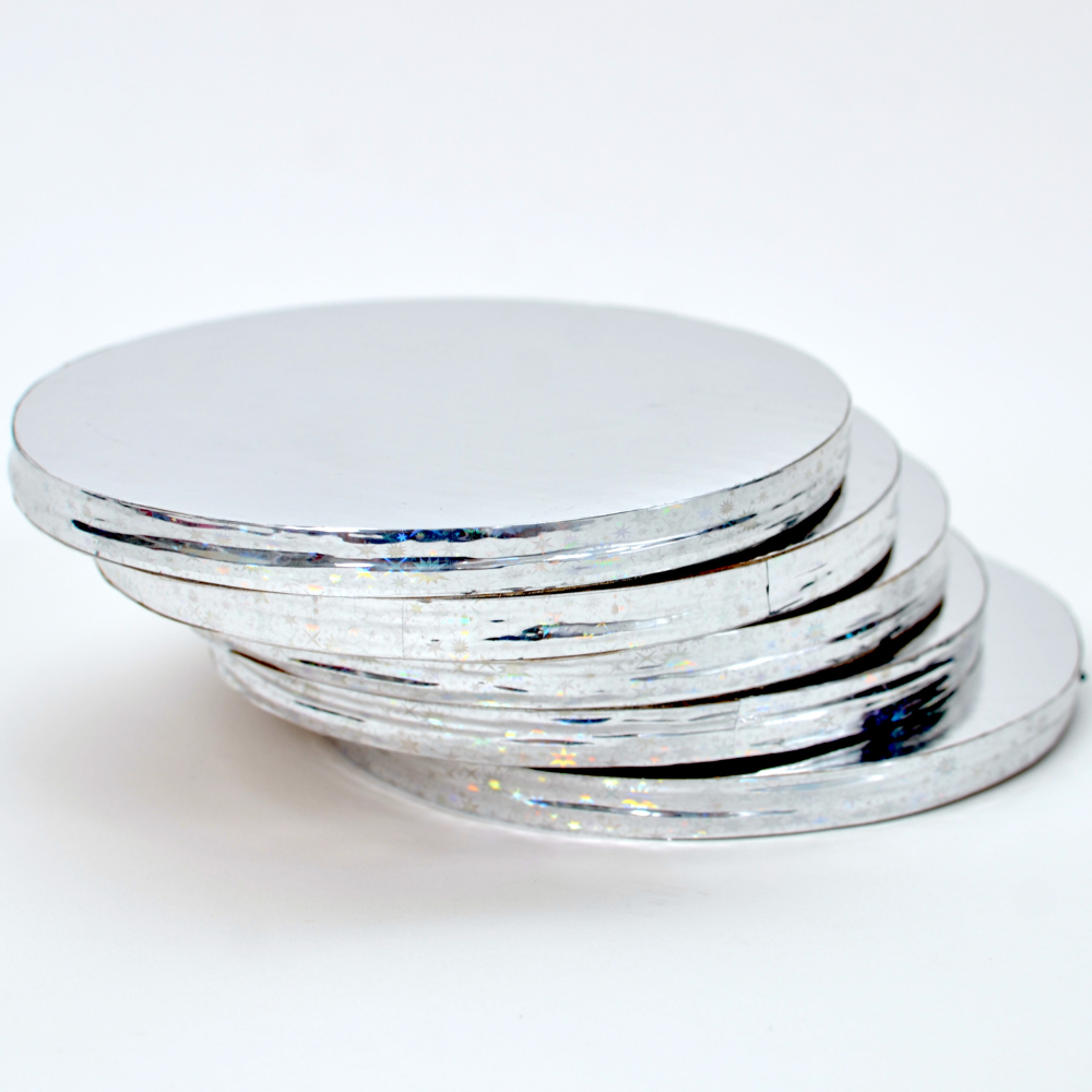 Bases para Pastel Doble Liston - 15cm, 5 piezas