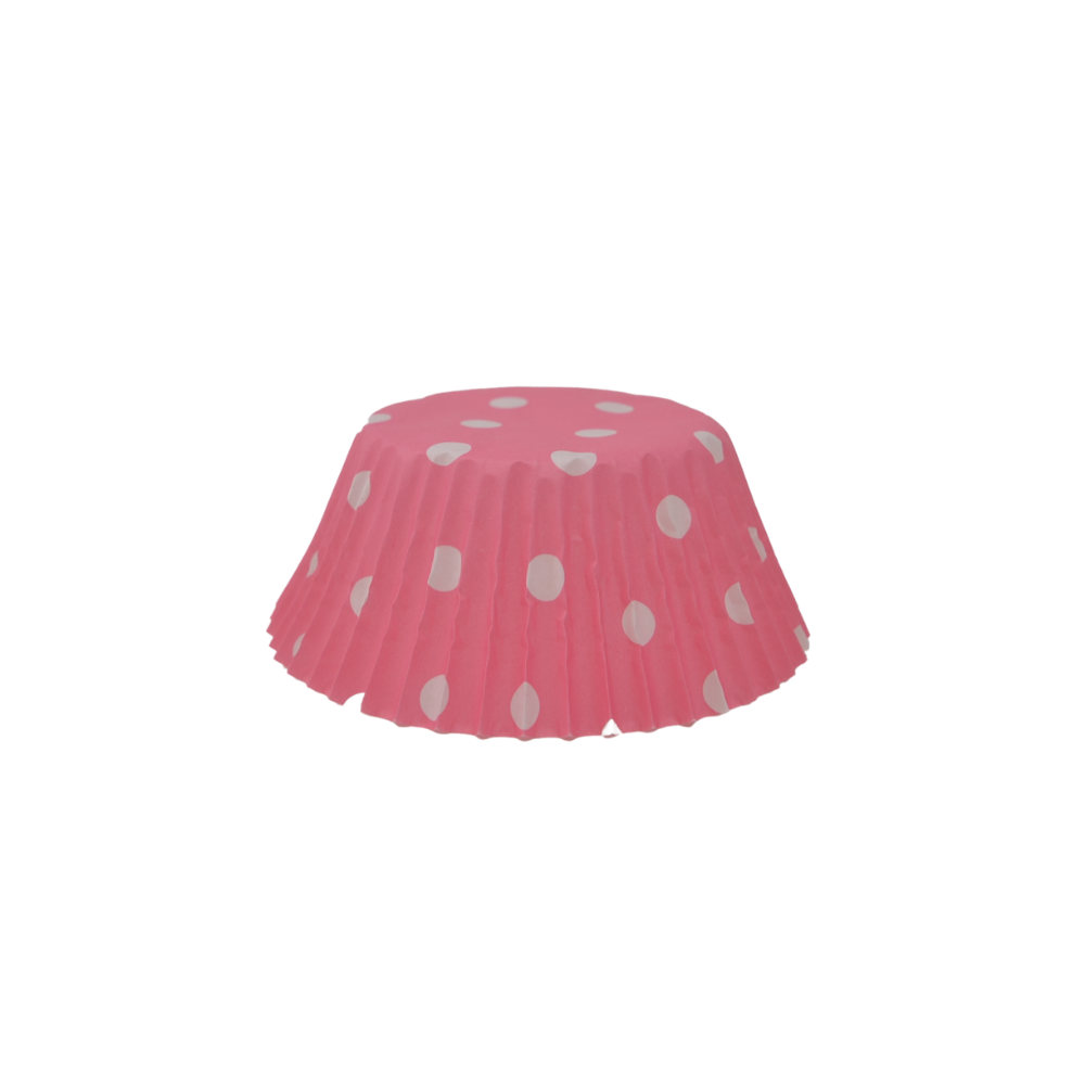 Capacillos #72 para Cupcakes 500 Piezas - Rosa Polka
