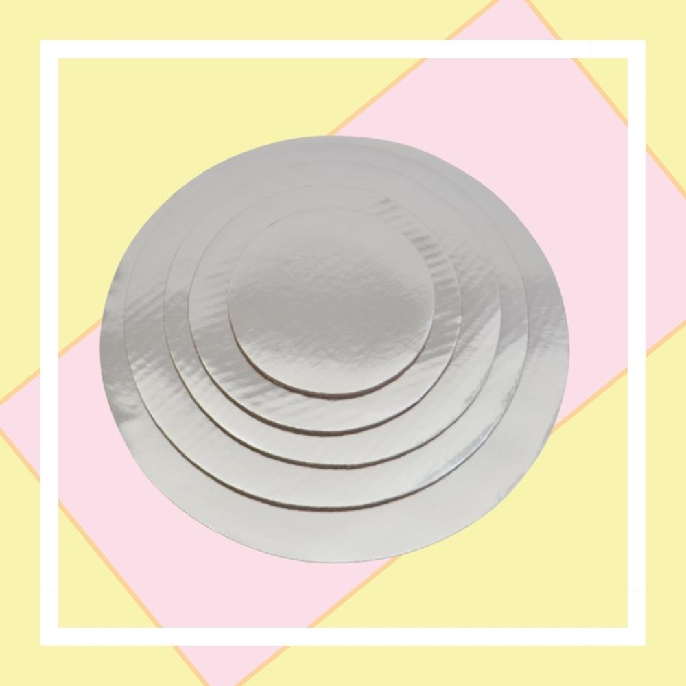 Bases Plateadas para Pastel