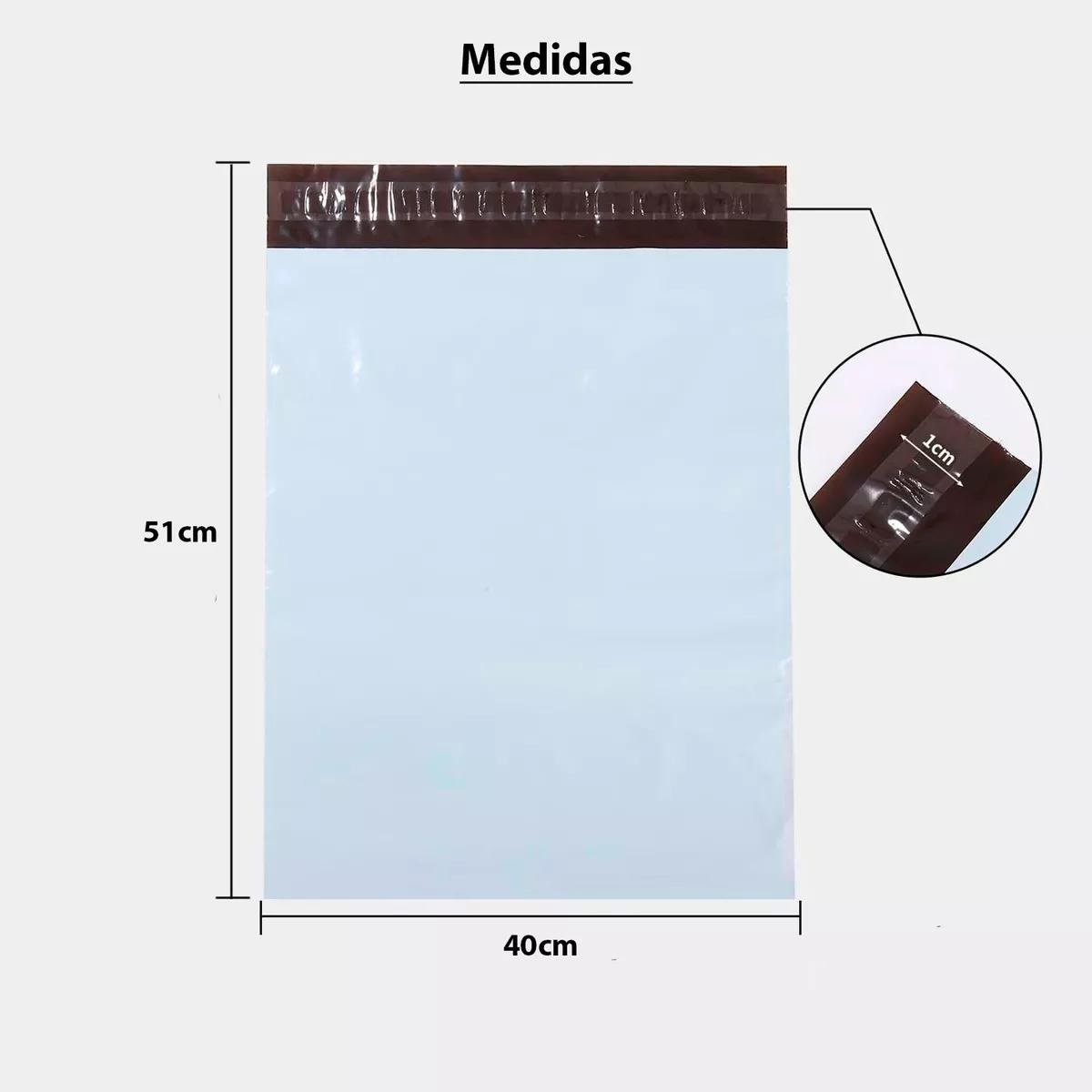 Bolsa Sobre para Paquetería Mensajería 50pz - 40x51cm