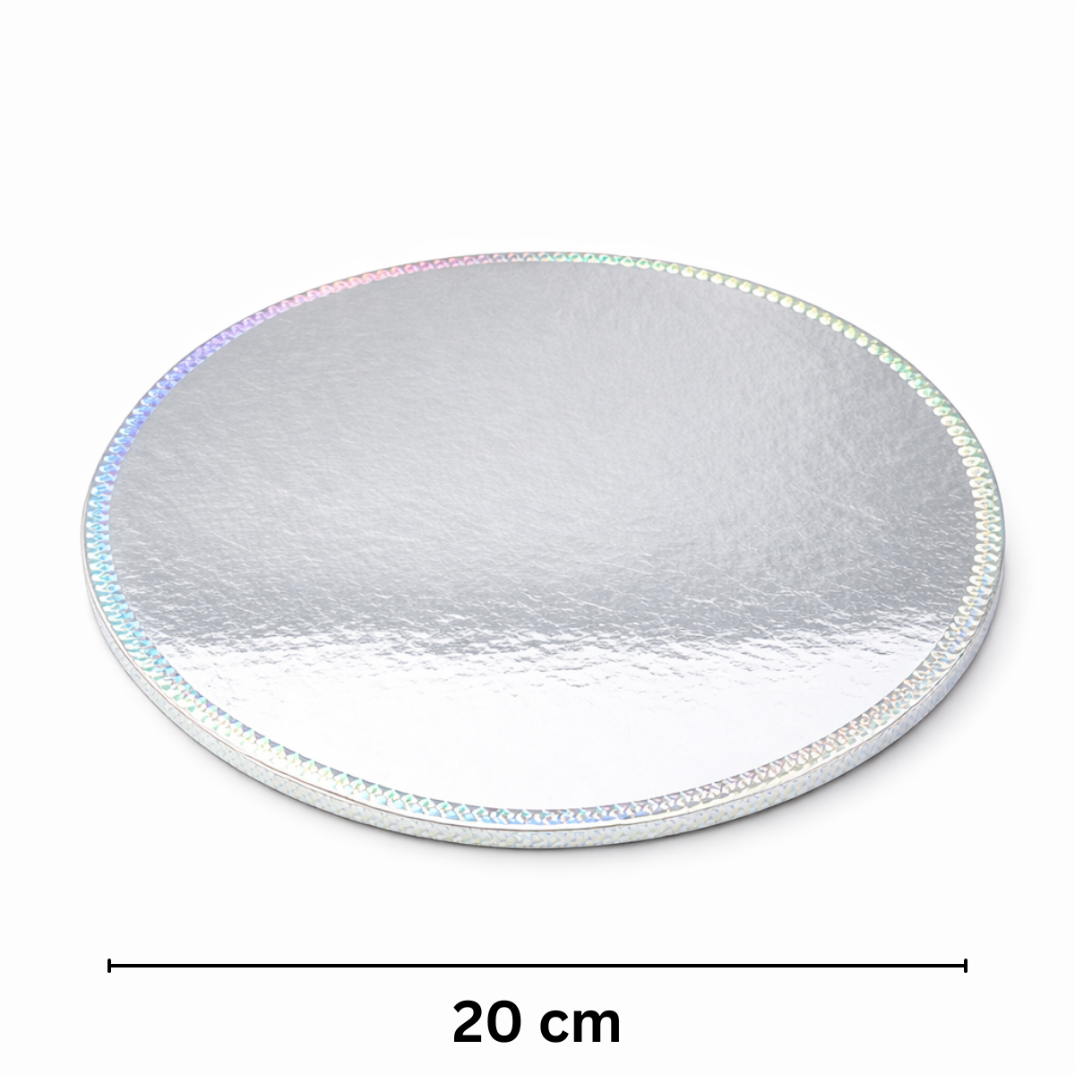 Bases para Pastel Doble Liston - 20cm, 5 piezas