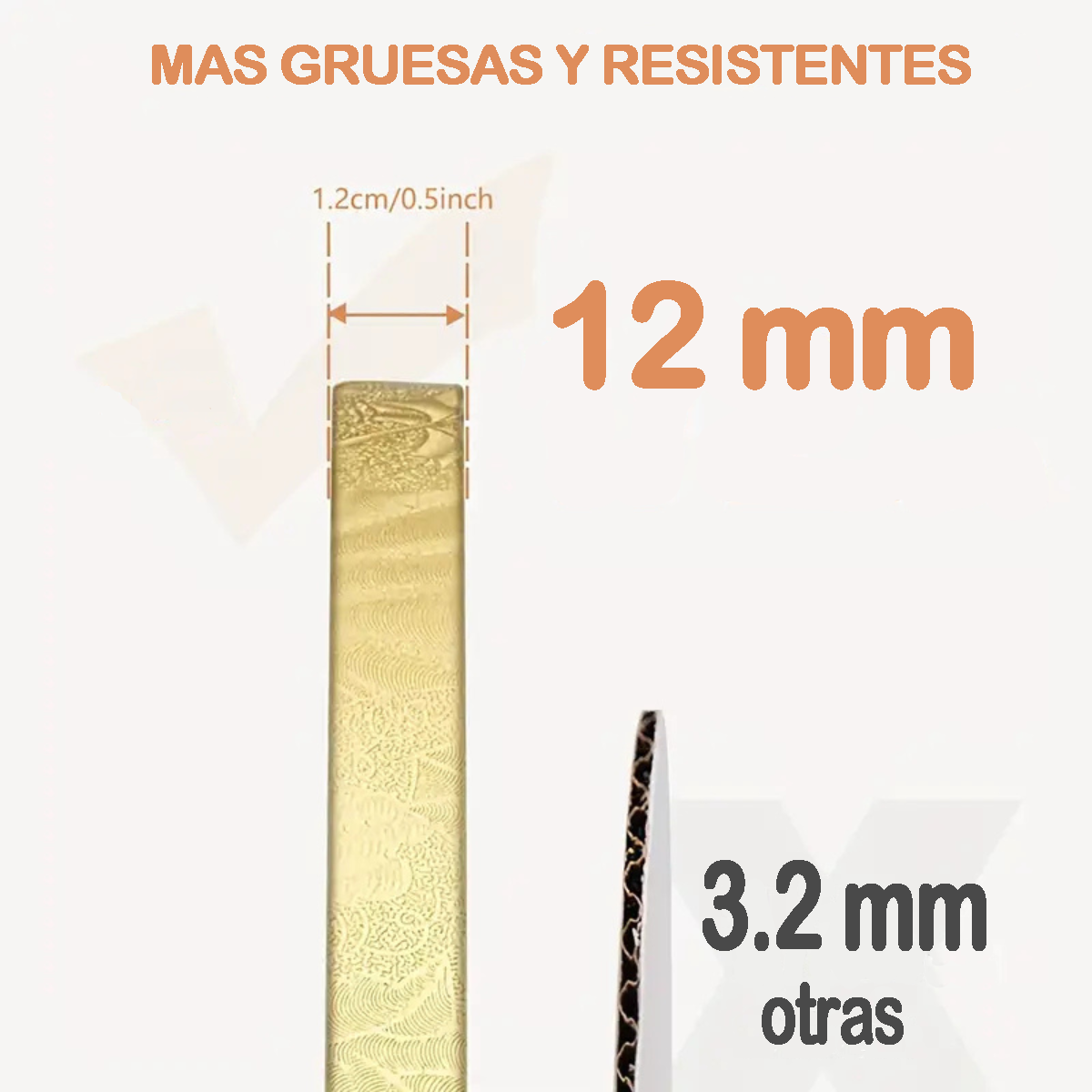 Bases Dobles Premium Dorado para Pastel - 30cm, 6 piezas