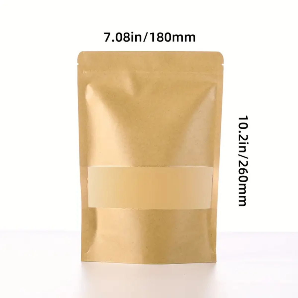 Bolsa Kraft de Barrera - 18x26cm (500g), 50 piezas