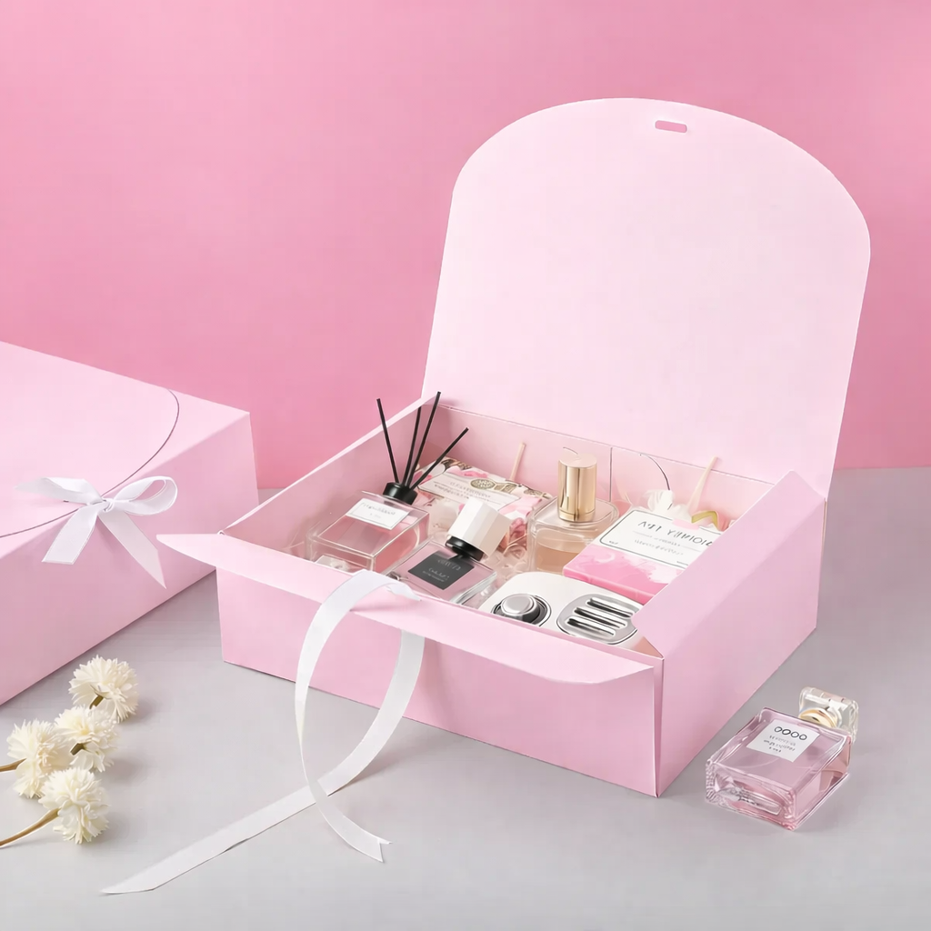 Caja Rosa para Regalo - 27x20x10cm, 20 piezas