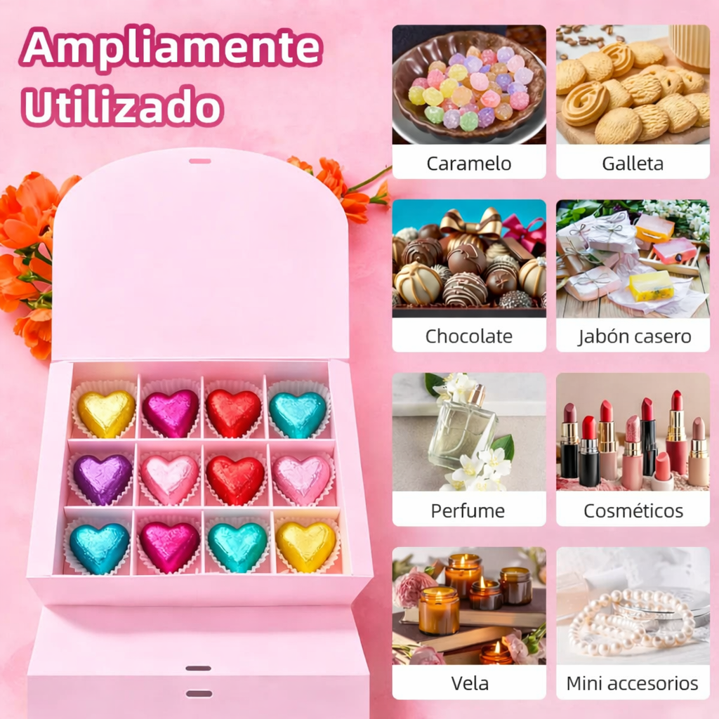 Caja Rosa para Regalo - 27x20x10cm, 20 piezas