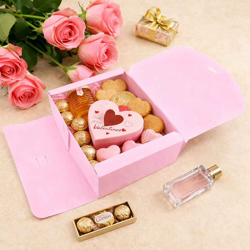 Caja Rosa para Regalo - 27x20x10cm, 20 piezas