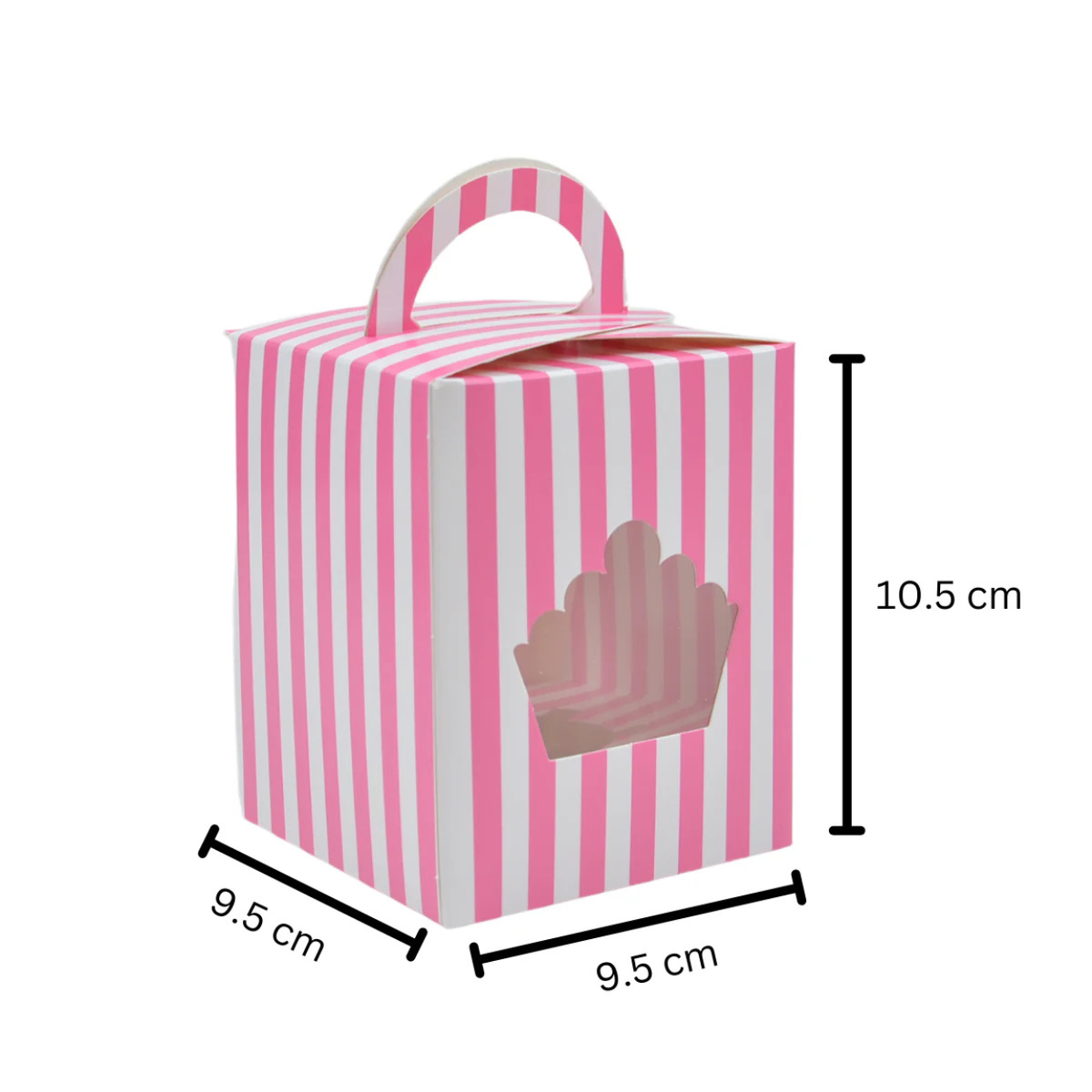 Caja para Dulces De Mesa, Recuerdos, Postres - Rosa (25 Piezas)