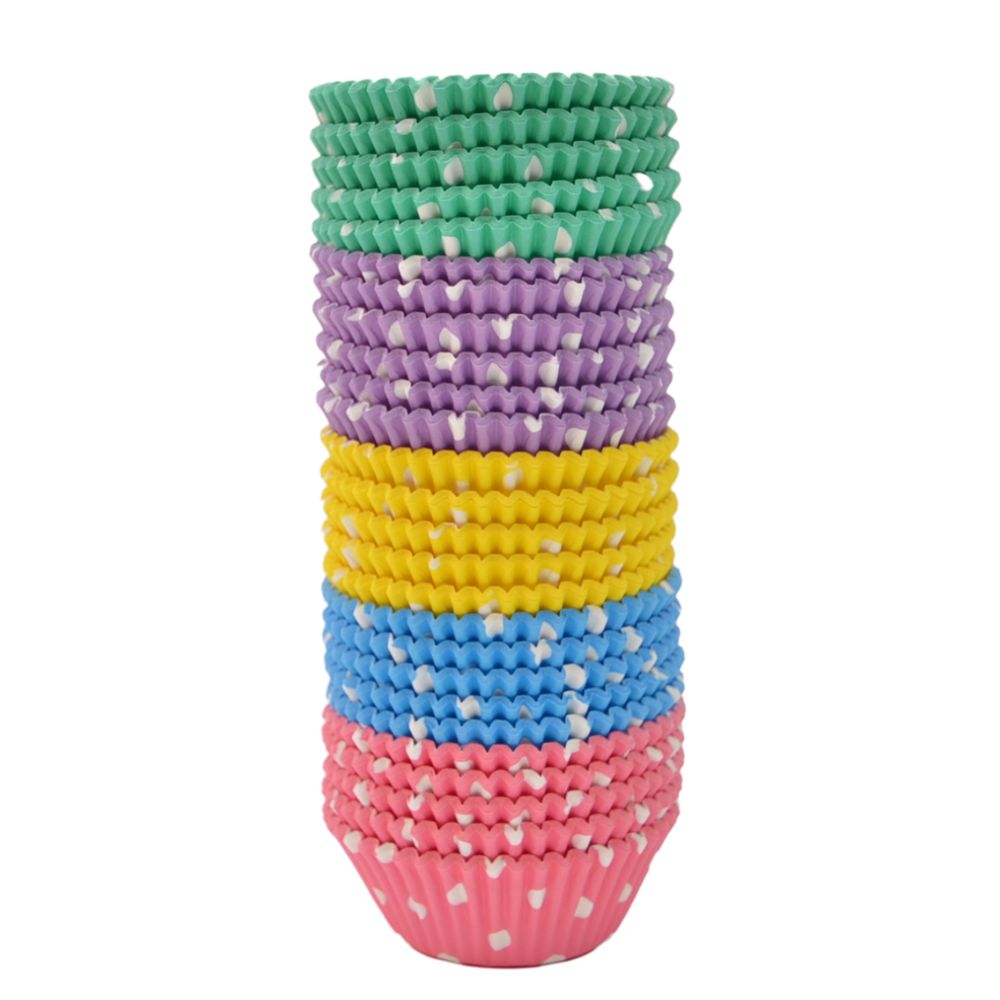 Capacillos #72 para Cupcakes de Colores 500 Piezas - Surtido