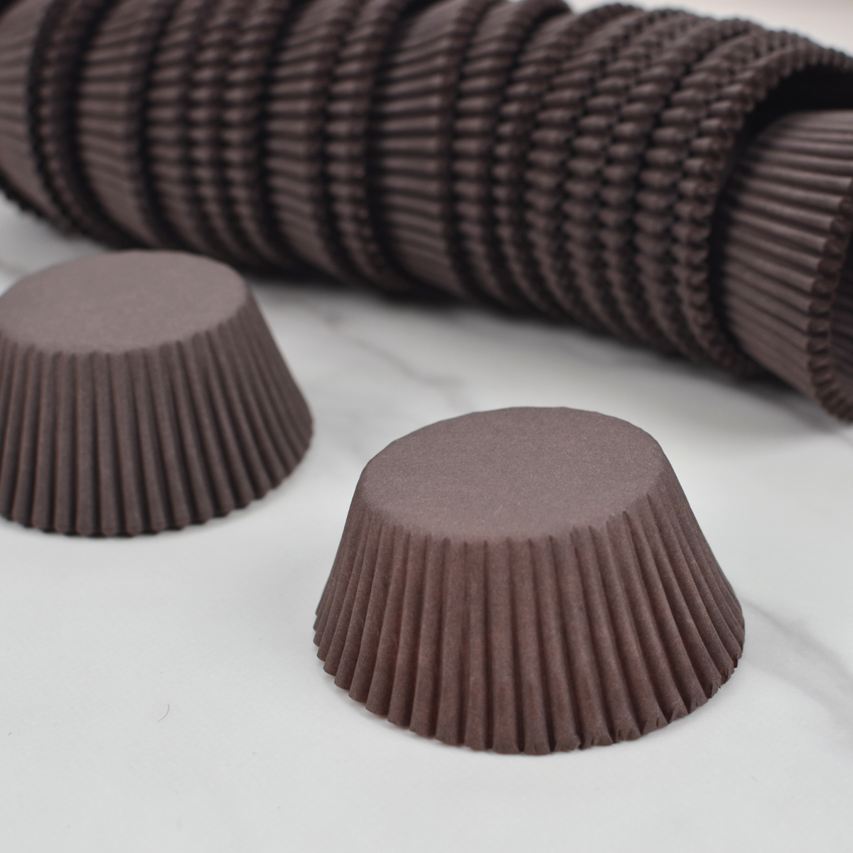 Capacillos #72 para Cupcakes 500 Piezas - Café