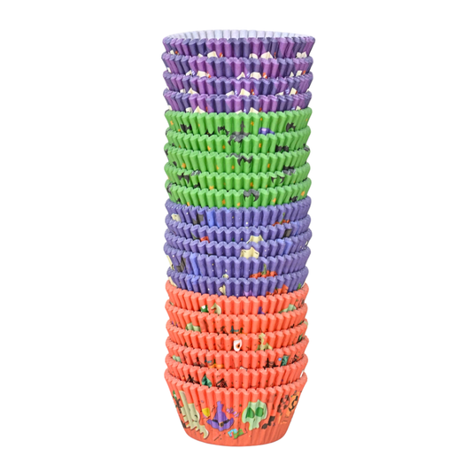 Capacillos #72 para Cupcakes de Colores 500 Piezas - Halloween
