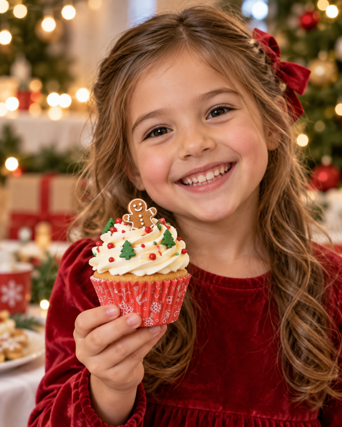 Capacillos #72 para Cupcakes de Colores 500 Piezas - Navidad