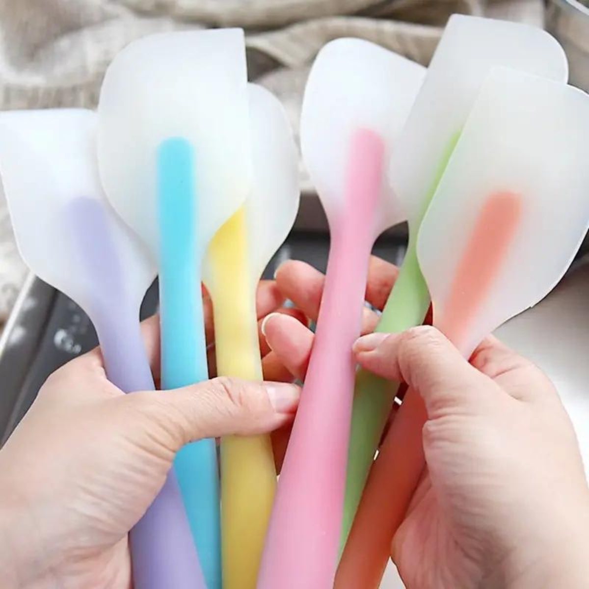 Espatula Flexible De Silicon Para Cocina, Grande - 1pz