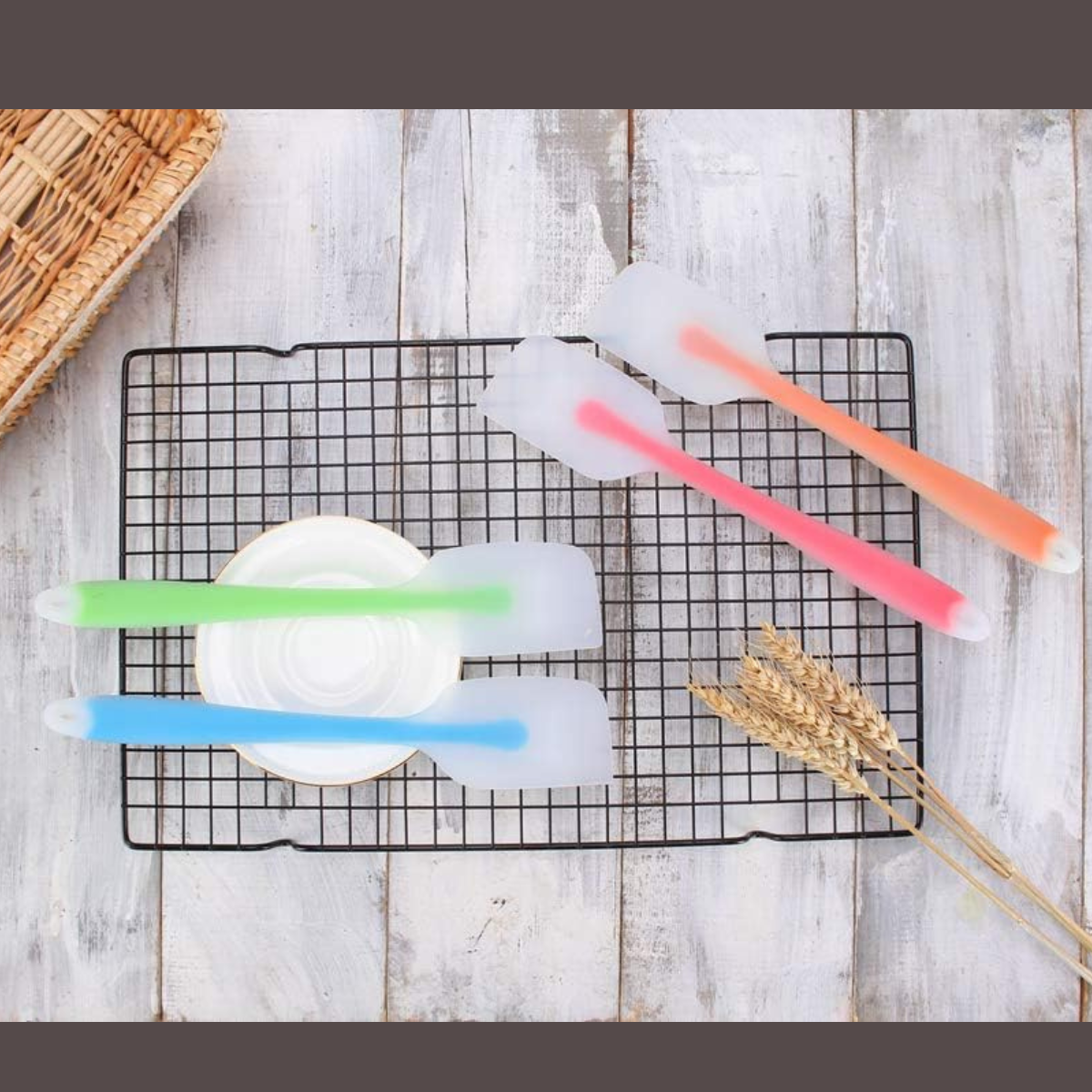 Espatula Flexible De Silicon Para Cocina, Grande - 1pz