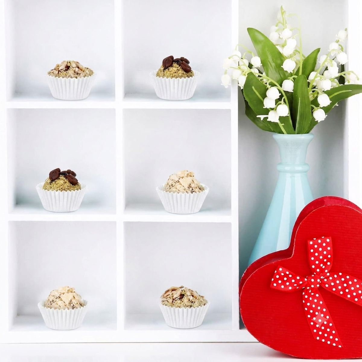 Capacillos #2 para Mini Postre 1,000 Piezas - Blanco