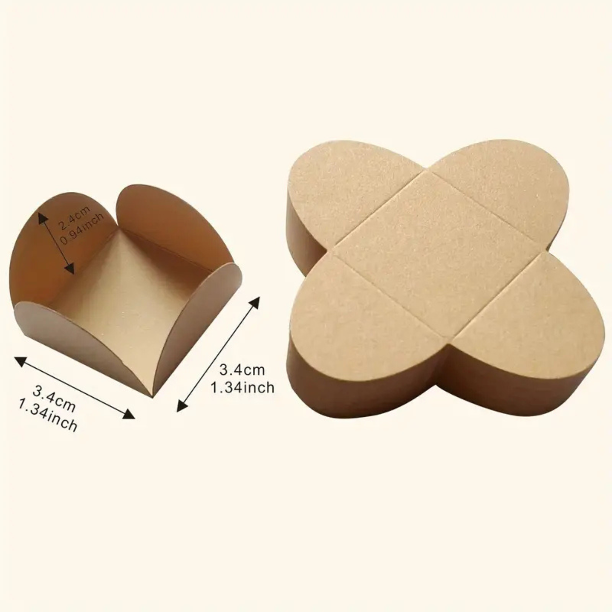 Forros de Papel para Chocolate, 50pz - Kraft