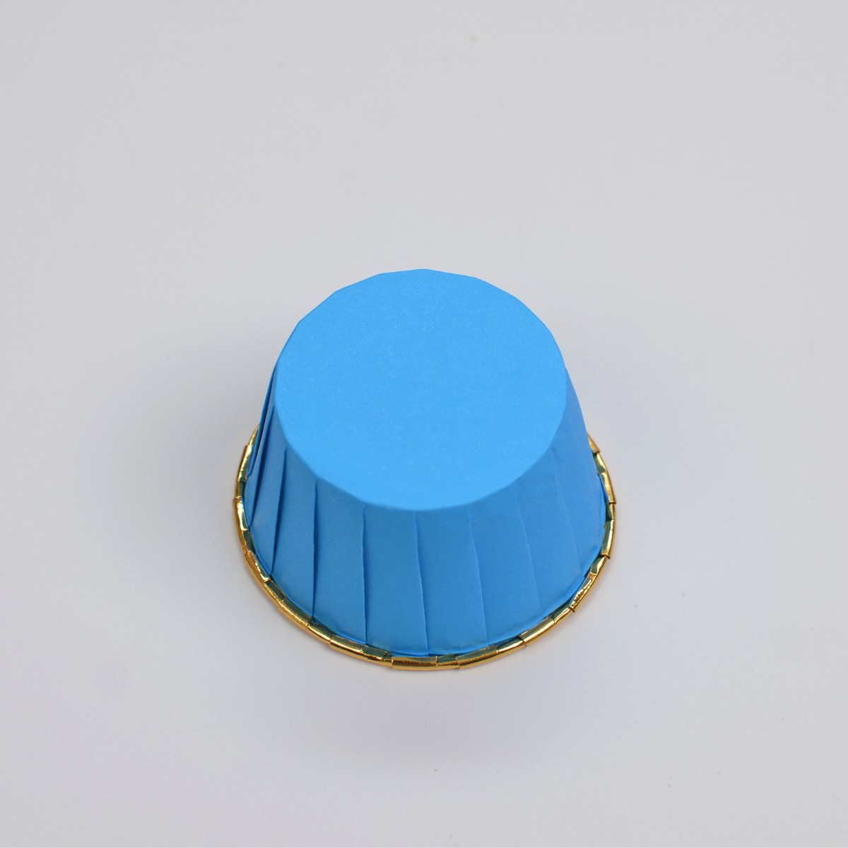Mini Forro para Cupcake con Tapa, 50pz - Azul