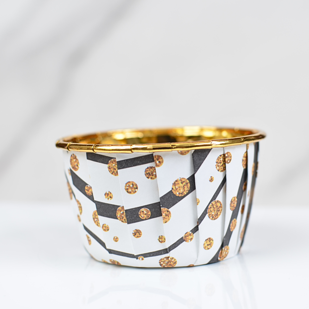 Mini Forro para Cupcake con Tapa, 50pz - Zebra