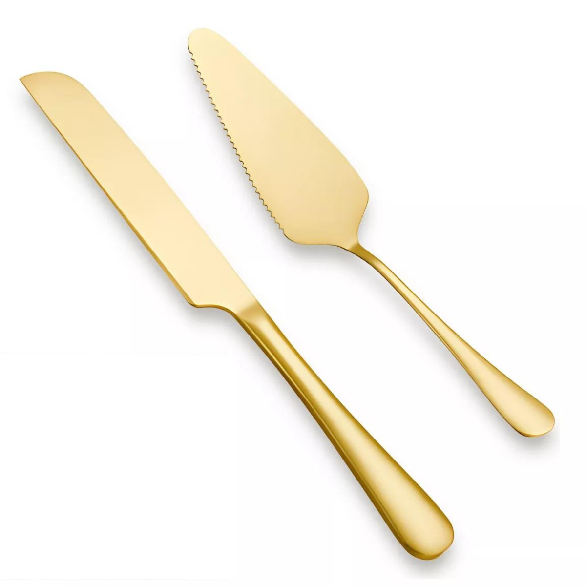 Juego De Espatula y Cuchillo en Acero Inoxidable
