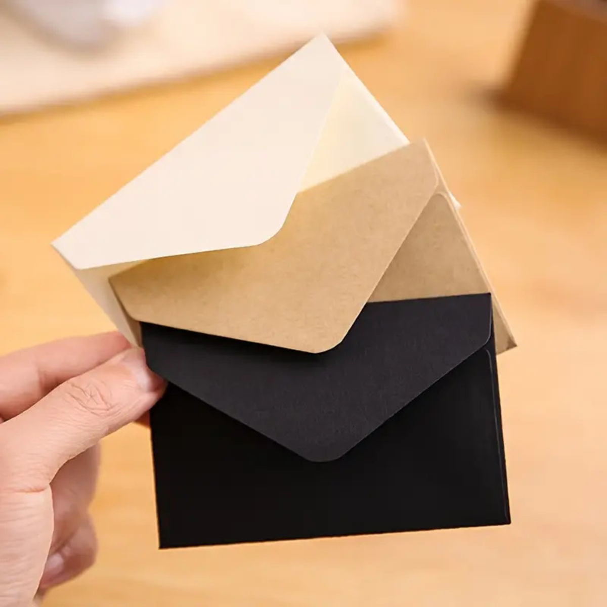 Mini Sobres para Tarjetas de Regalo, 50pz - Blanco