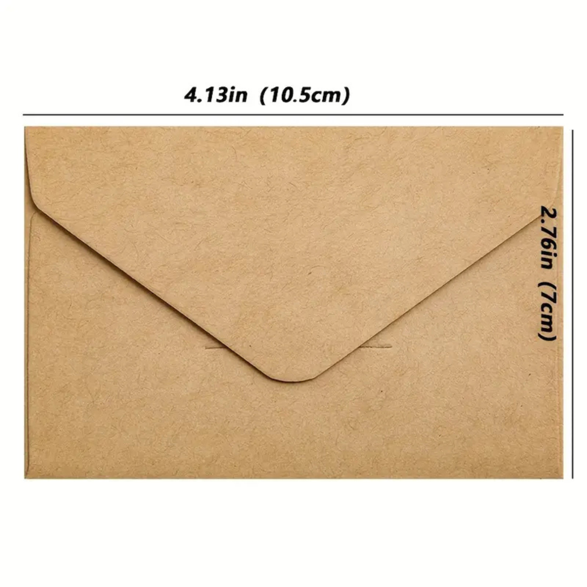 Mini Sobres para Tarjetas de Regalo, 50pz - Blanco