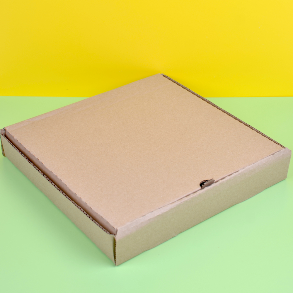 Caja Para Pizza 25x25cm (10 Pulgadas) Kraft, 25 Piezas